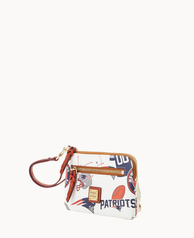 NFL Patriots Zip Around Wristlet