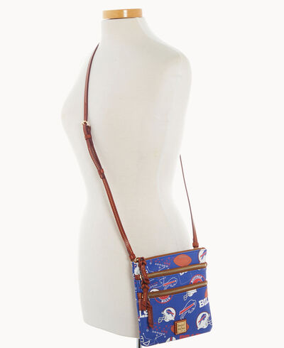 NFL Bills N S Triple Zip Crossbody