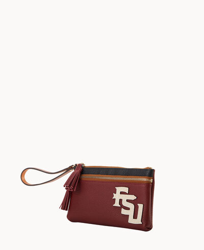 Collegiate Florida State Double Zip Wristlet