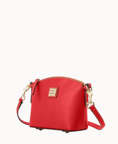 Saffiano Mini Domed Crossbody