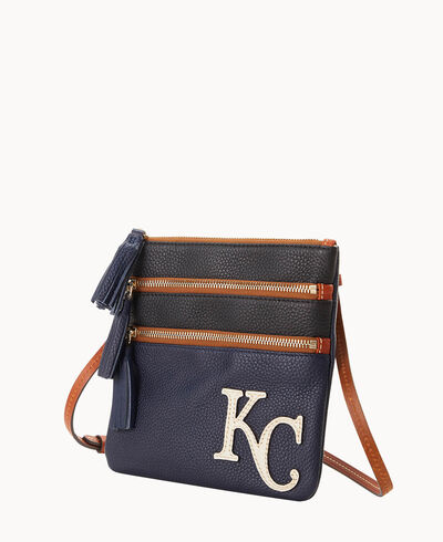 MLB Royals Triple Zip Crossbody