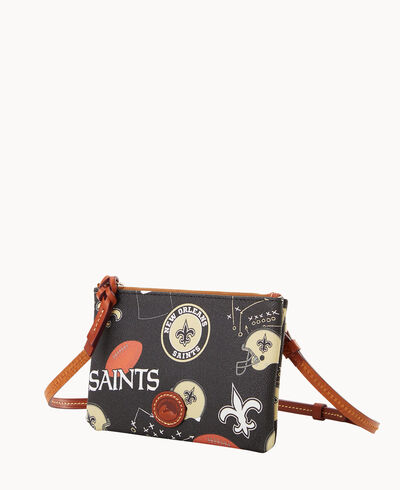 NFL Saints Top Zip Crossbody