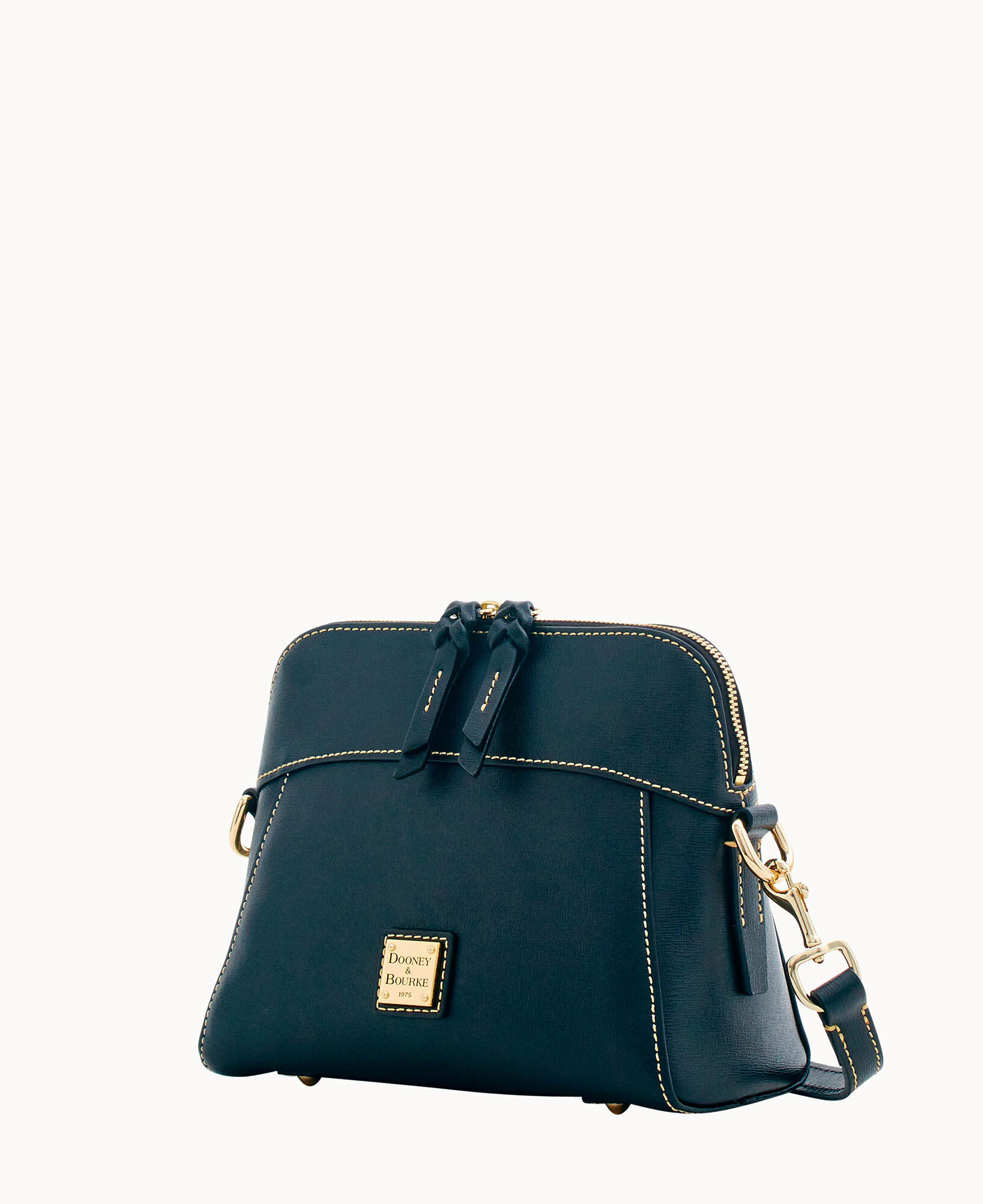 Aurora Italian Leather and Suede Crossbody Saddle Bag | Overland