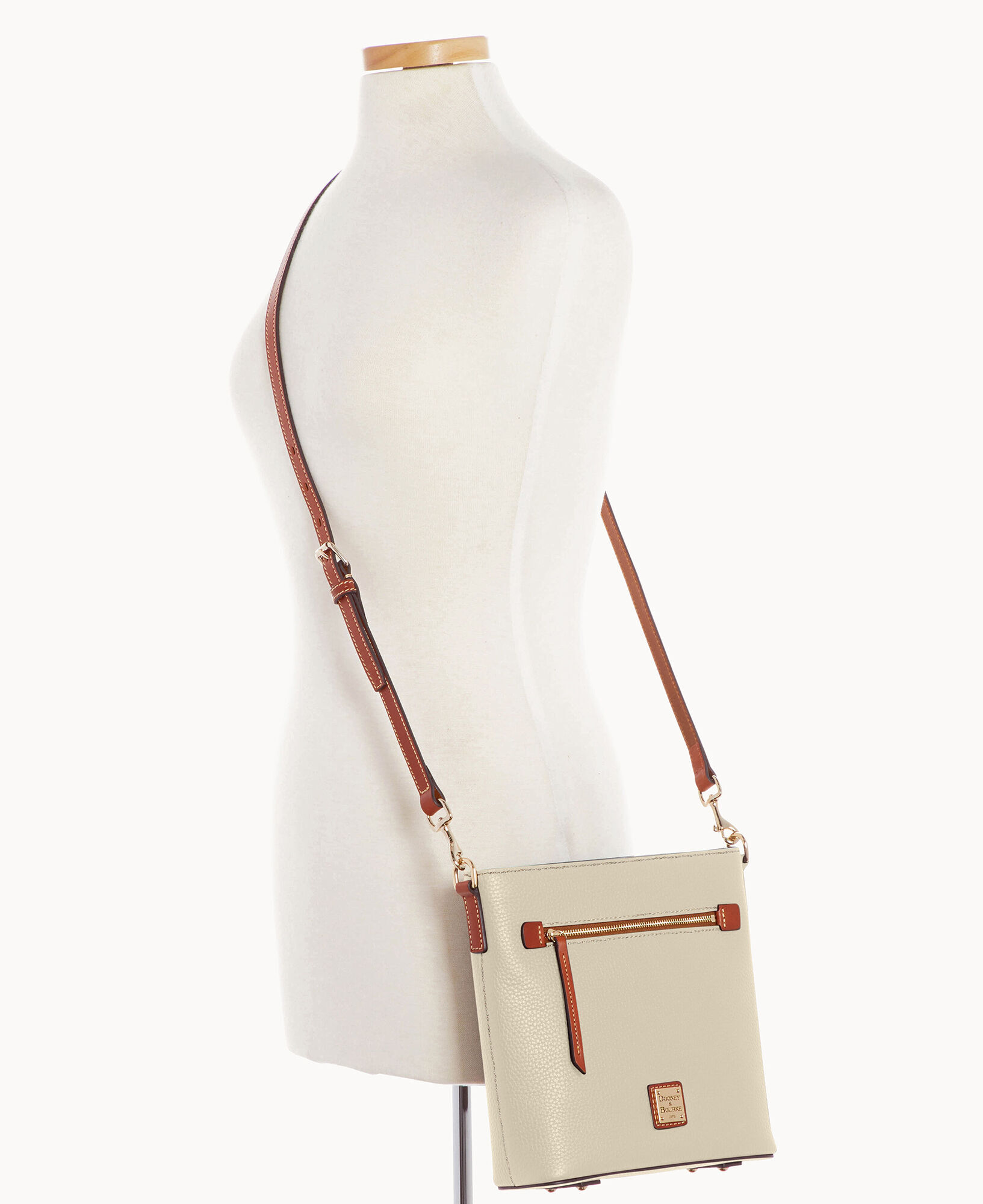 Dooney & Bourke Saffiano Choice of Small or Large Zip Crossbody on