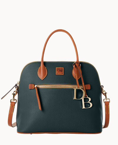 Pebble Grain Large Domed Satchel