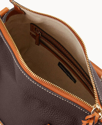 Pebble with Florentine Trim Satchel 30