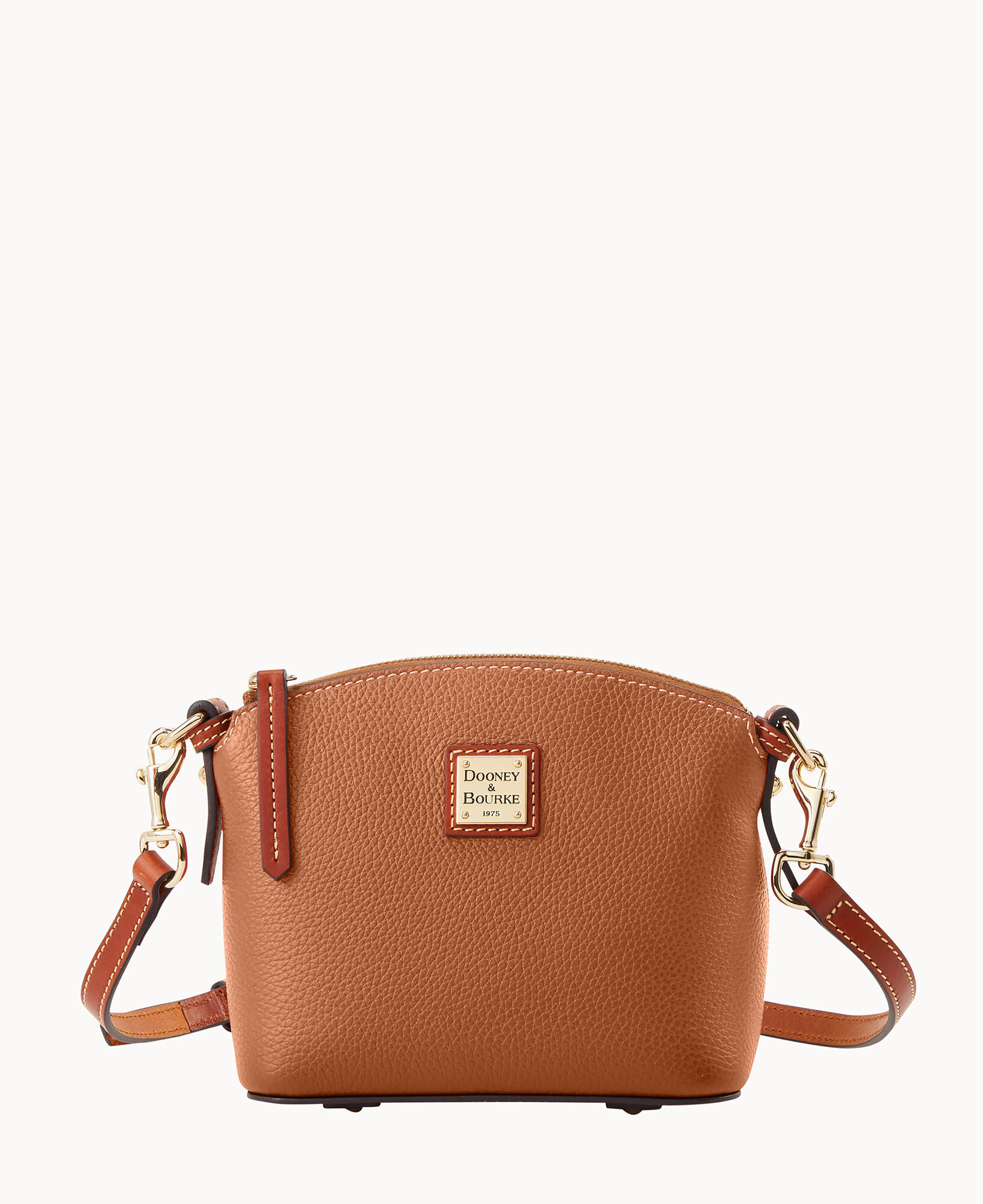 Dooney & Bourke Ostrich Collection Domed Crossbody Bag