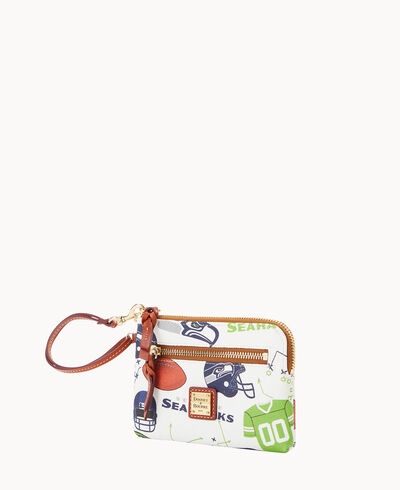 NFL Seahawks Zip Around Wristlet