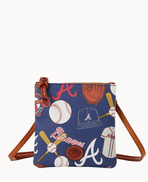 MLB Braves Small N S Top Zip Crossbody