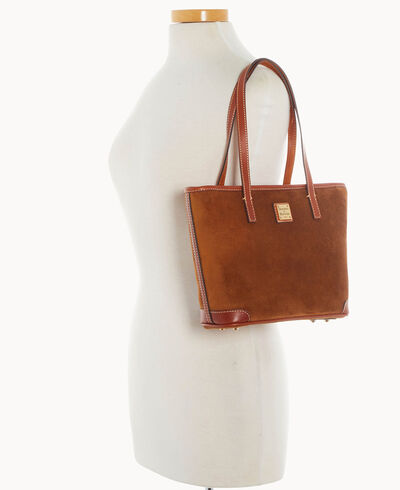 Suede Small Charleston Shopper