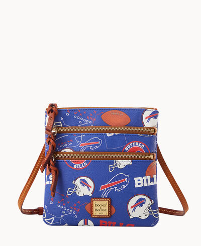 NFL Bills N S Triple Zip Crossbody