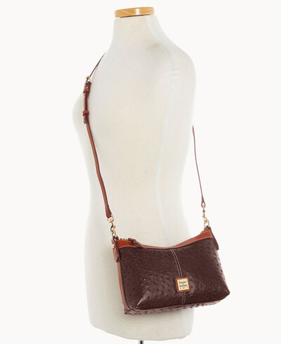 Ostrich Crossbody Pouch