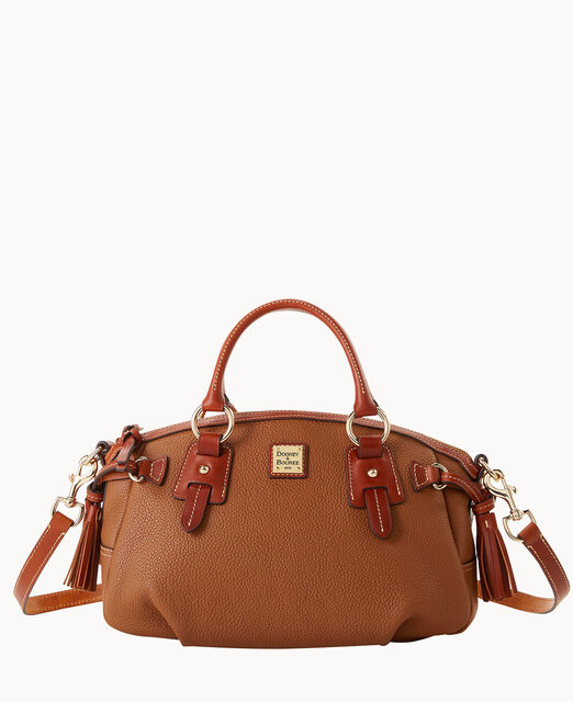 Pebble Grain Medium Mail Satchel