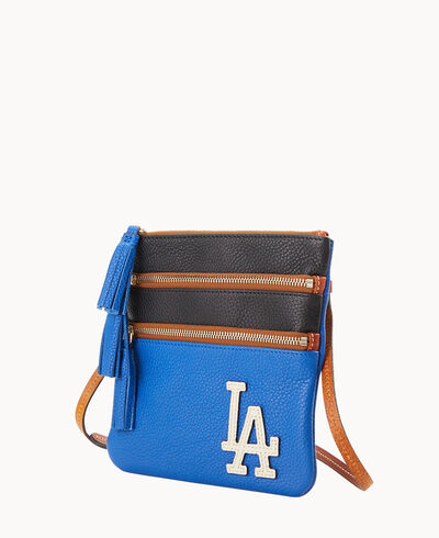 MLB Dodgers Triple Zip Crossbody