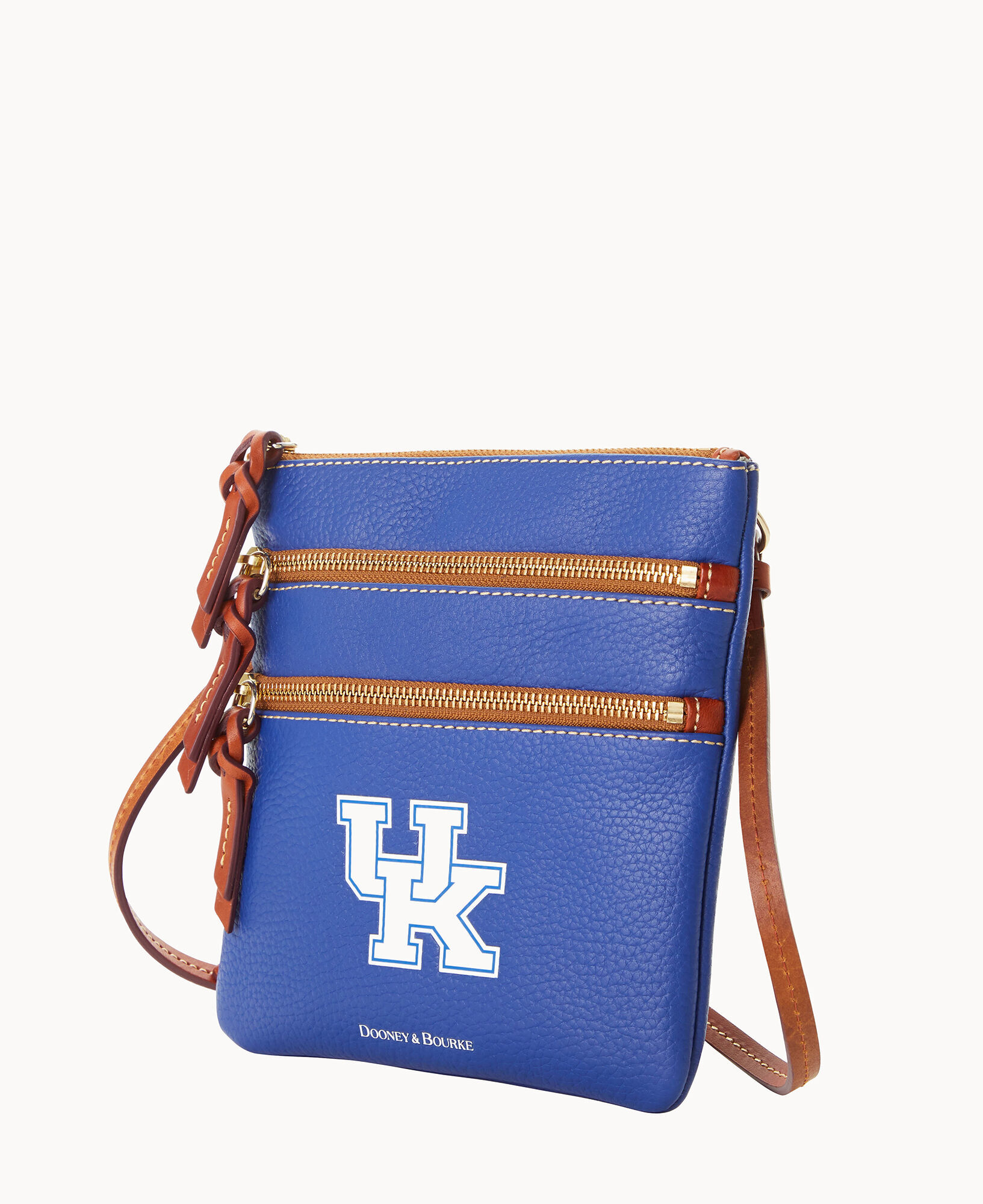 Dooney & Bourke NCAA Kentucky N S Triple Zip Crossbody Shoulder Bag
