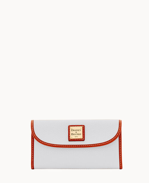 Pebble Grain Continental Clutch