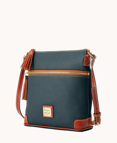 Pebble Grain Small Tassel Crossbody