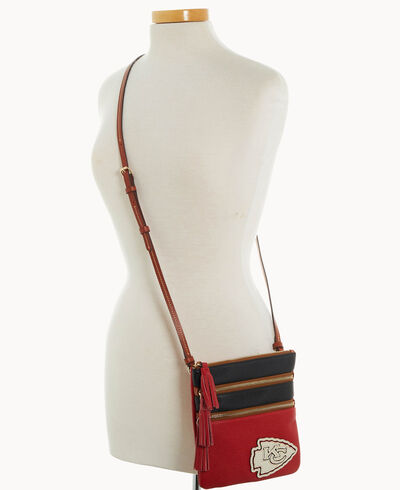 NFL Chiefs Triple Zip Crossbody