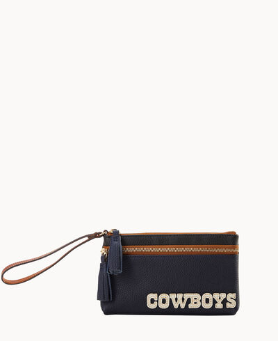 NFL Cowboys Double Zip Wristlet