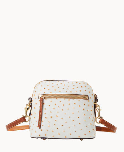 Ostrich Domed Crossbody