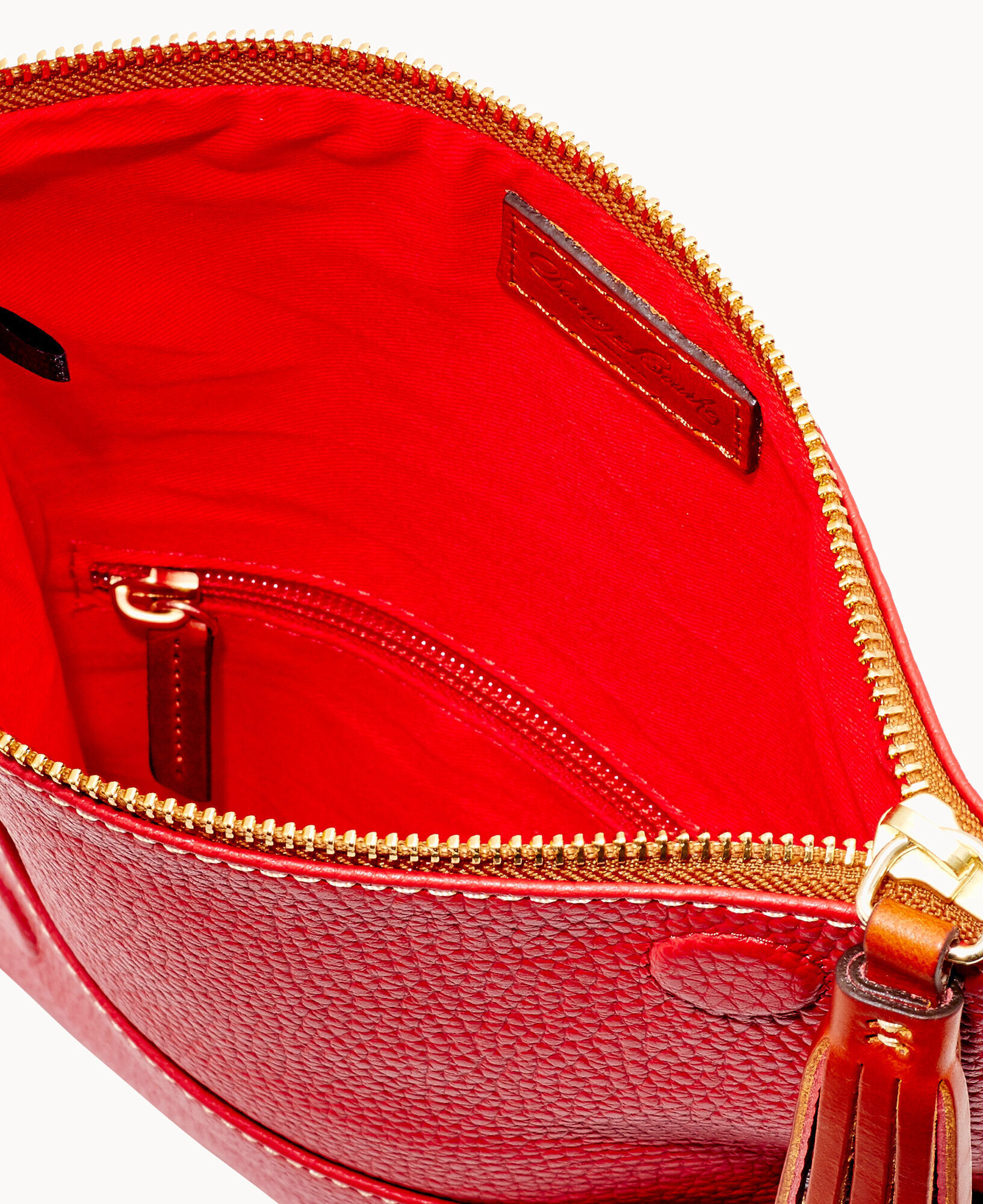 Dooney & Bourke Pebble Grain Foldover Zip Crossbody Shoulder Bag