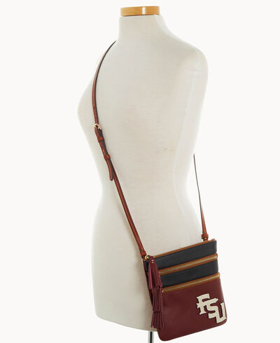 Collegiate Florida State Triple Zip Crossbody