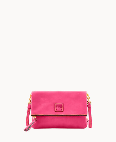 Florentine Foldover Zip Crossbody