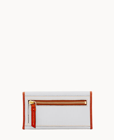 Pebble Grain Continental Clutch