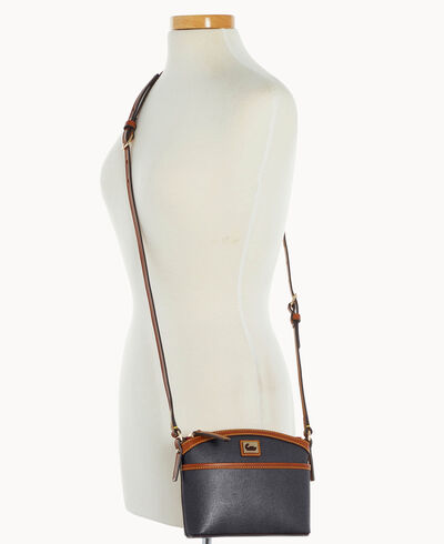 Camden Saffiano Domed Crossbody