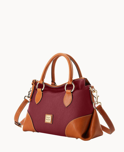 Pebble with Florentine Trim Satchel 30