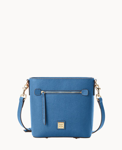 Saffiano Small Zip Crossbody