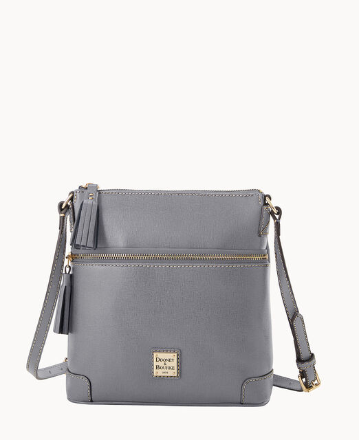 Saffiano Small Tassel Crossbody