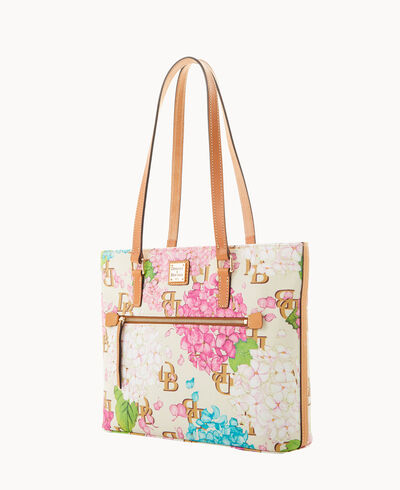 Hydrangea Monogram Shopper