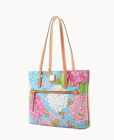 Hydrangea Monogram Shopper