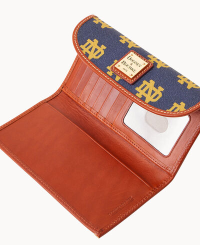 Collegiate University of Notre Dame Continental Clutch