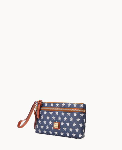 MLB Astros Double Zip Wristlet