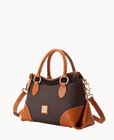 Pebble with Florentine Trim Satchel 30