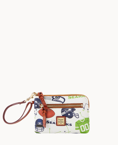 NFL Seahawks Zip Around Wristlet