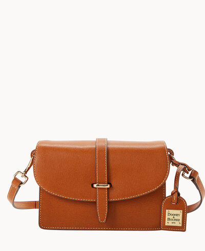 Saffiano Small Flap Crossbody