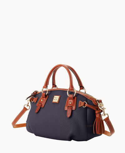 Pebble Grain Medium Mail Satchel