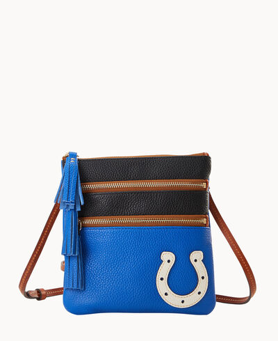 NFL Colts Triple Zip Crossbody