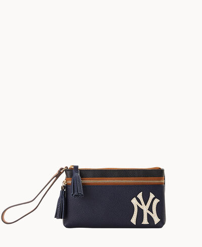 MLB Yankees Double Zip Wristlet