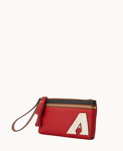 MLB Diamondbacks Double Zip Wristlet