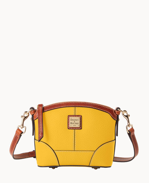 Pebble Grain Mini Domed Crossbody