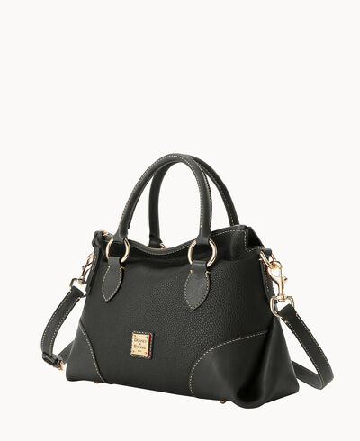 Pebble with Florentine Trim Satchel 30