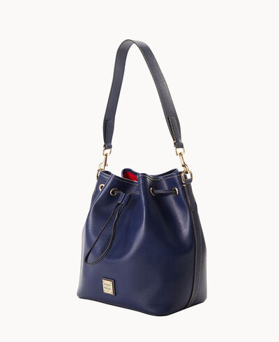 Saffiano Drawstring