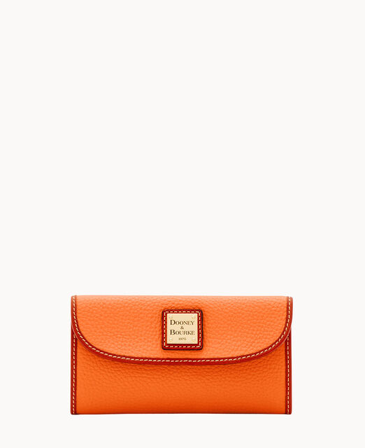 Pebble Grain Continental Clutch