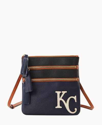 MLB Royals Triple Zip Crossbody