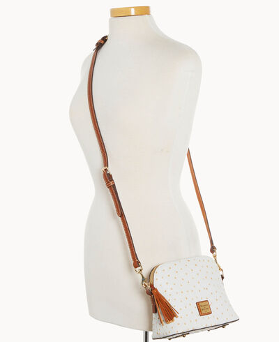 Ostrich Domed Crossbody