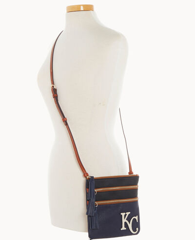 MLB Royals Triple Zip Crossbody